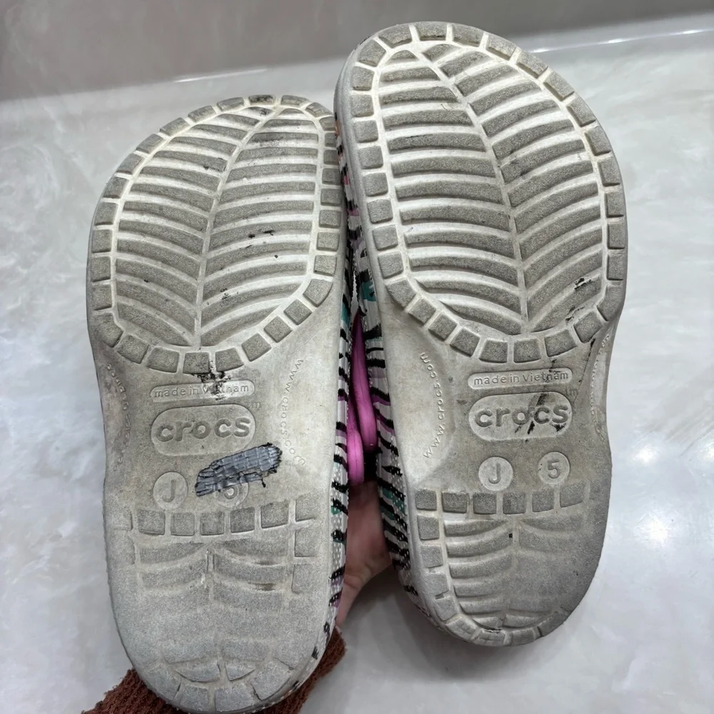 Zebra Print Clogs | Crocs J5